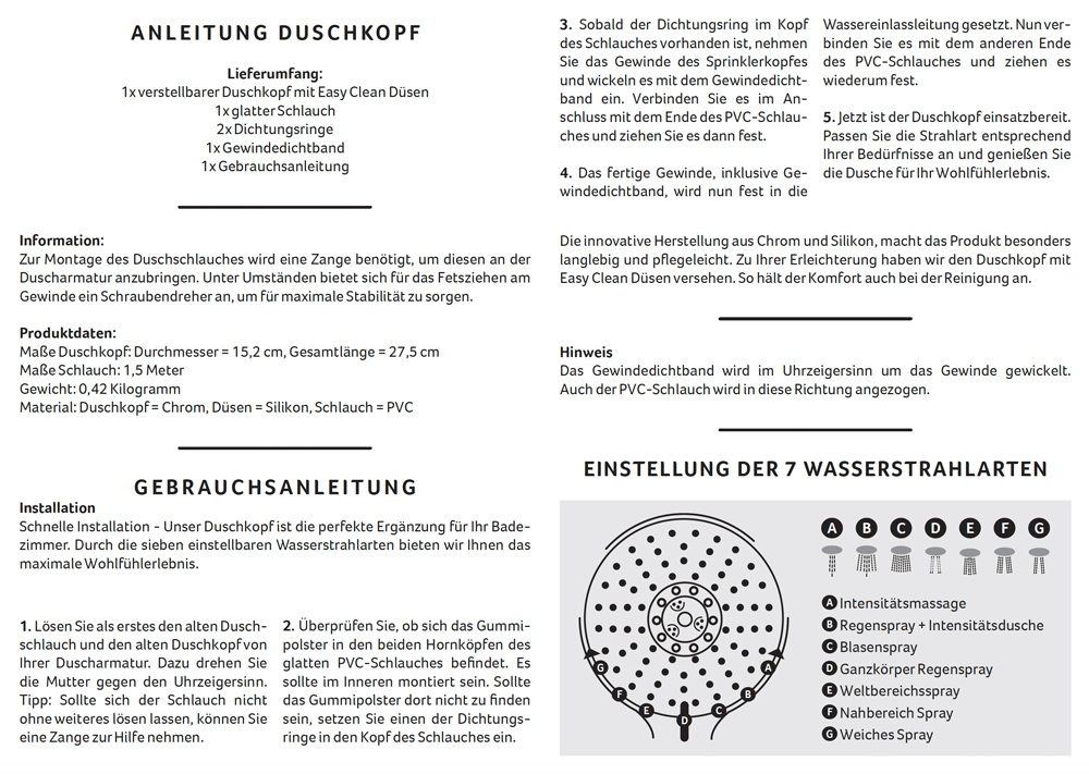 DUSCHKOPF | Germany | (c) 2020